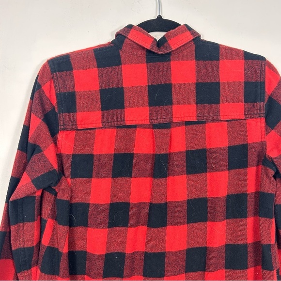 MADEWELL black and red lumberjack flannel M15 - Picture 7 of 9
